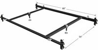 Full to Queen Hook In Bed Rail Conversion Frame