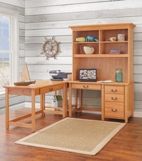 Eshton Hutch Top L-Shaped Desk