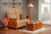 Paneled Mission Reclining Loveseat