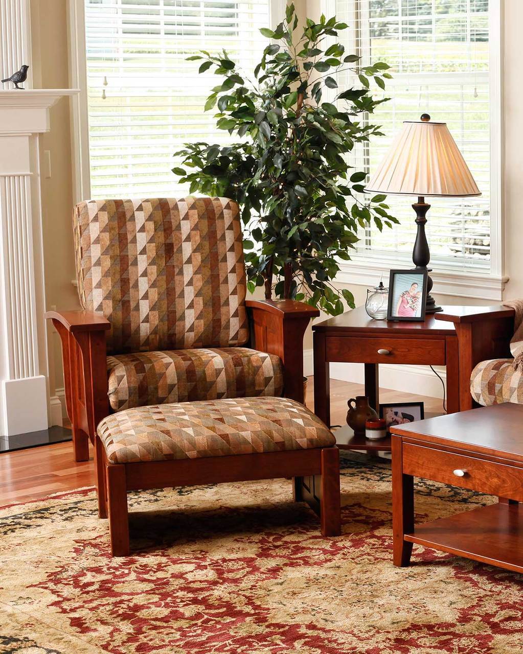 Paneled Mission Ottoman