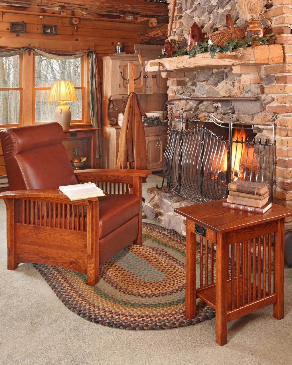 Mission Chairside Table