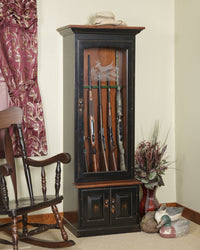 6 Gun Wall Cabinet