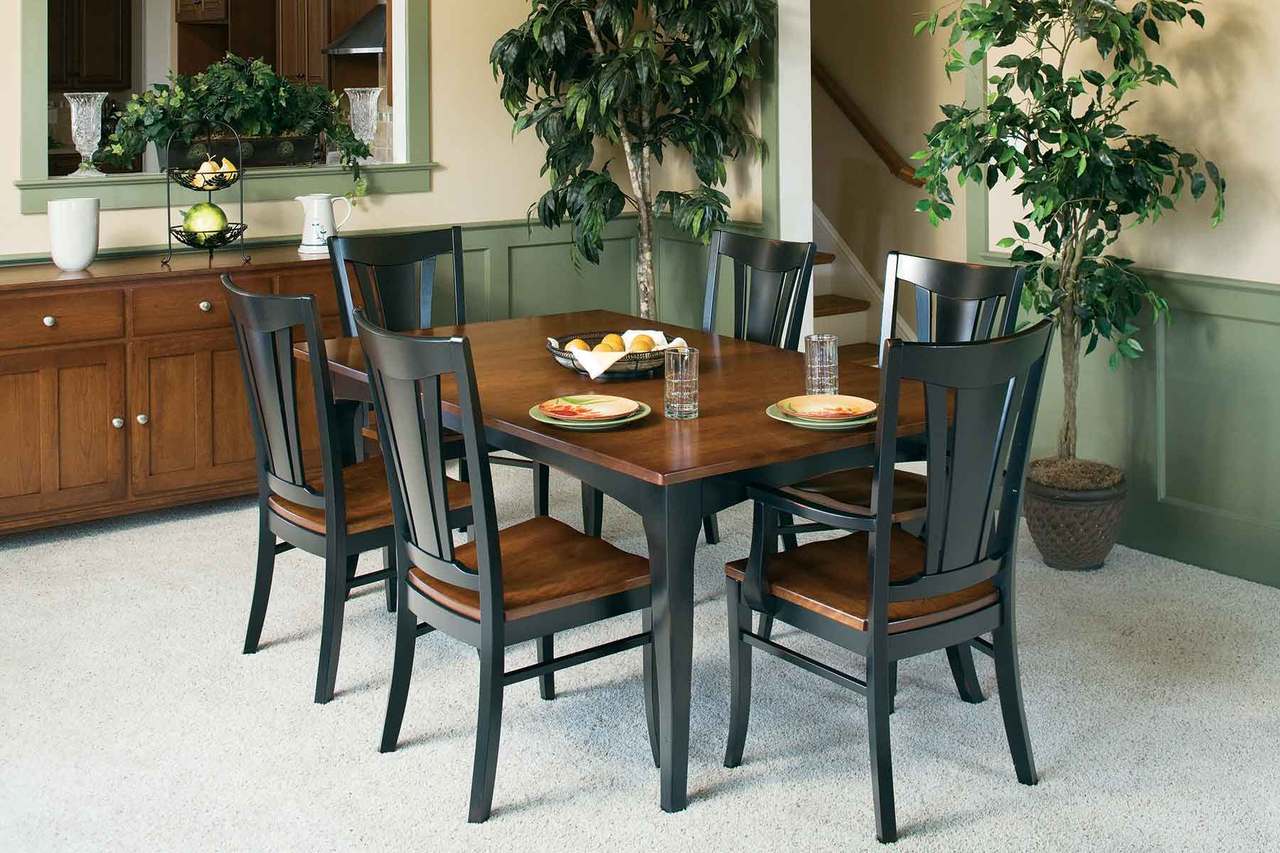 Rectangle Extension Table w/12" Leaf Options