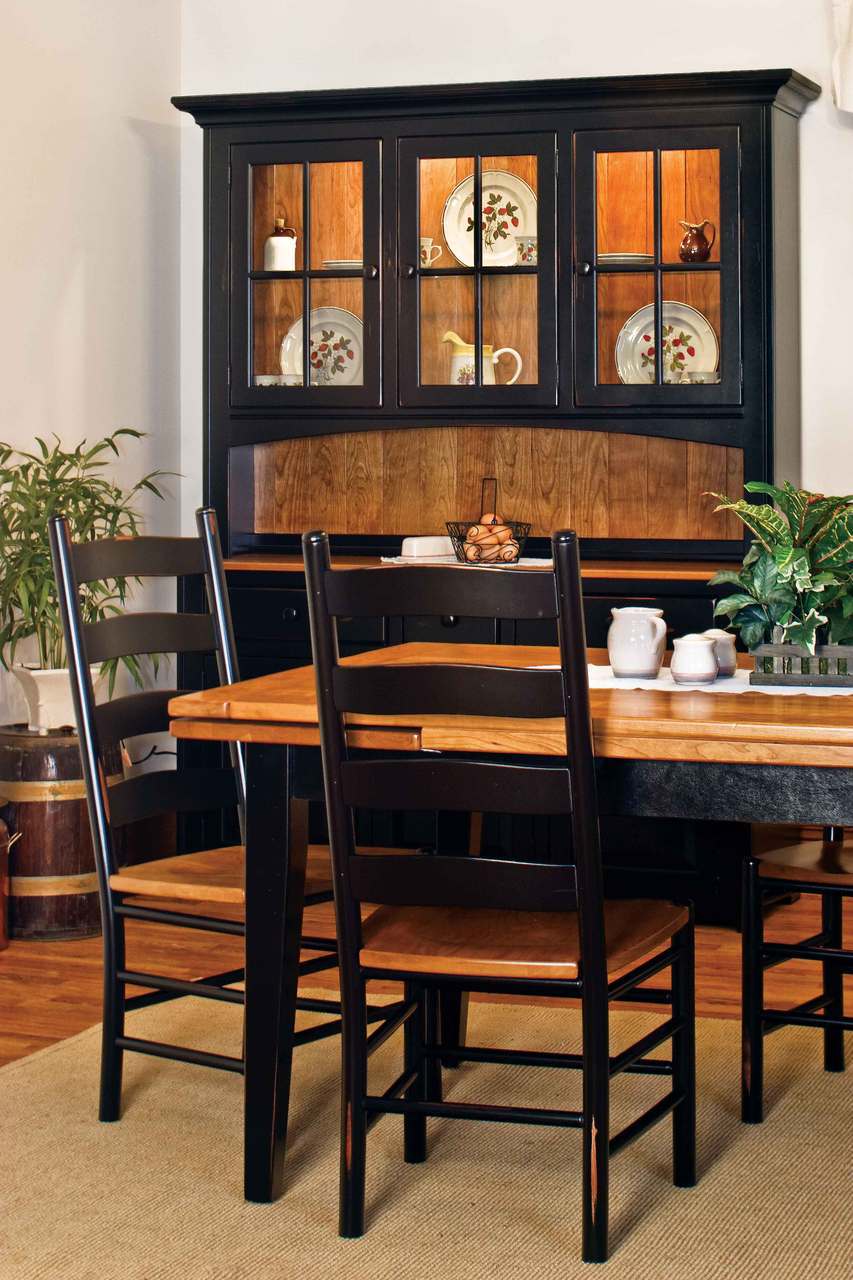 Shaker Three Door Hutch