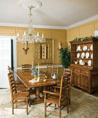 English Trestle Extension Table