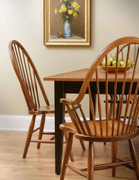 Windsor High Back Side Chair - Plain Leg