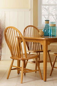 Eight Spindle Bowback Side Chair