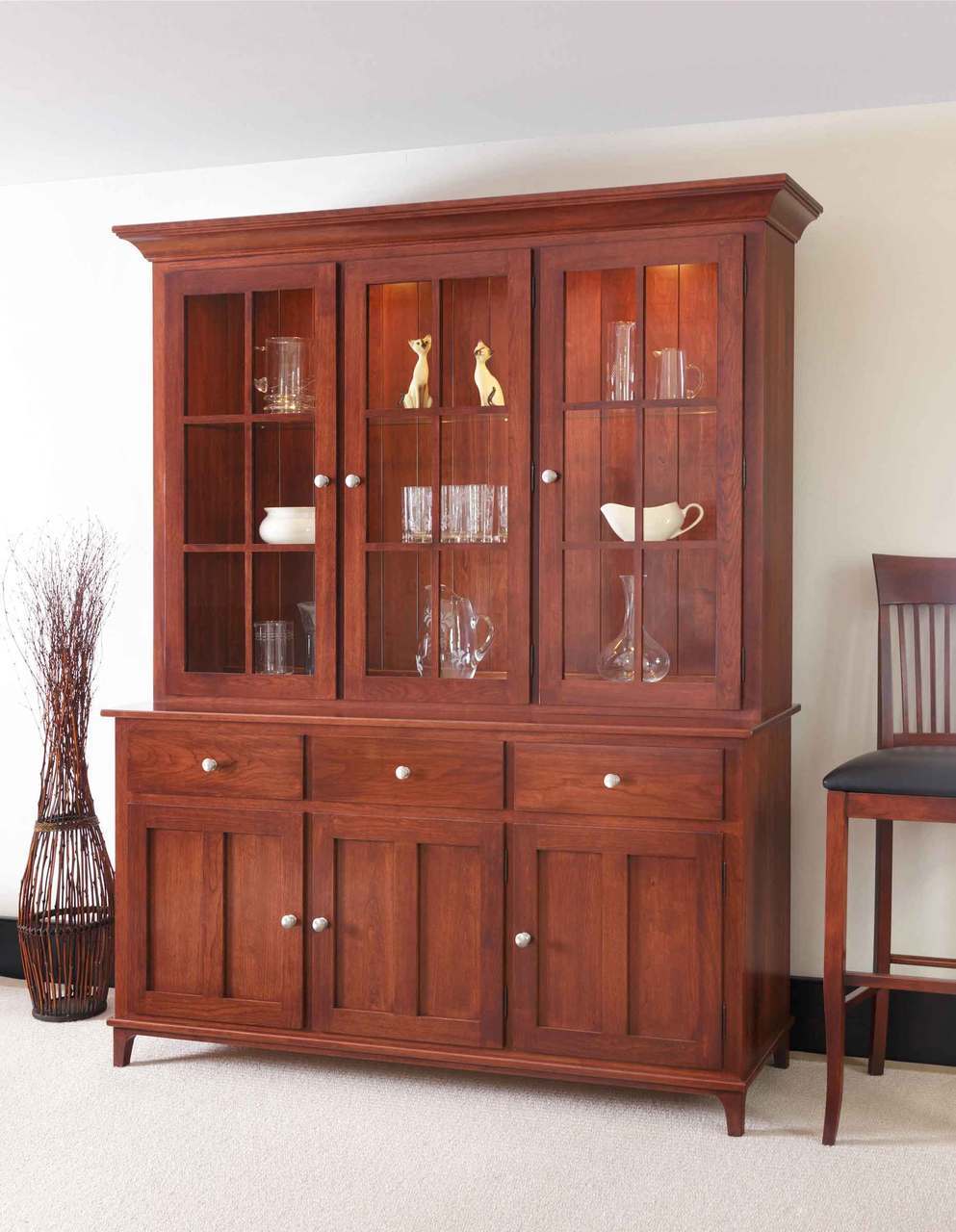 Estates Three Door Hutch