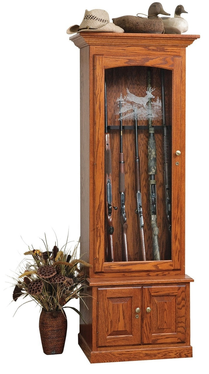 6 Gun Wall Cabinet