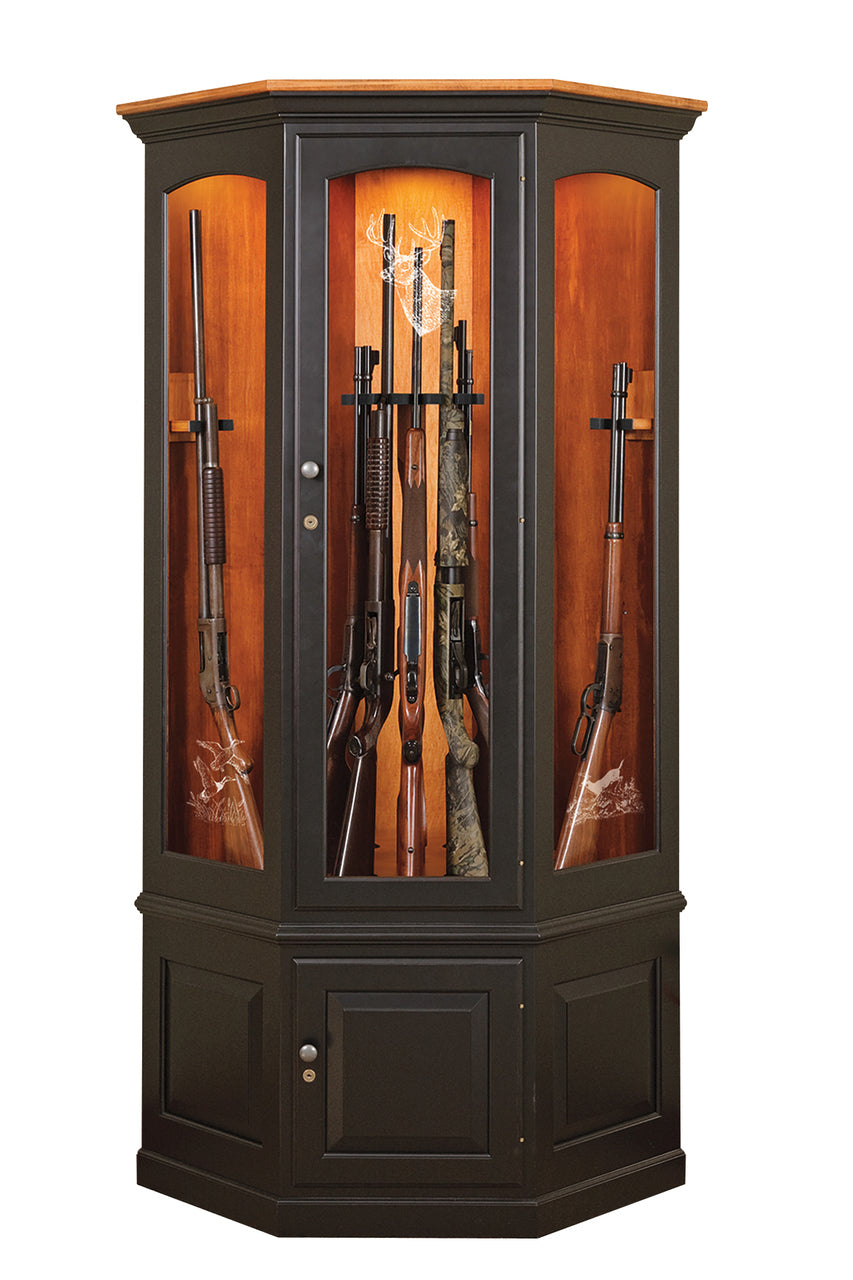 14 Gun Corner Cabinet