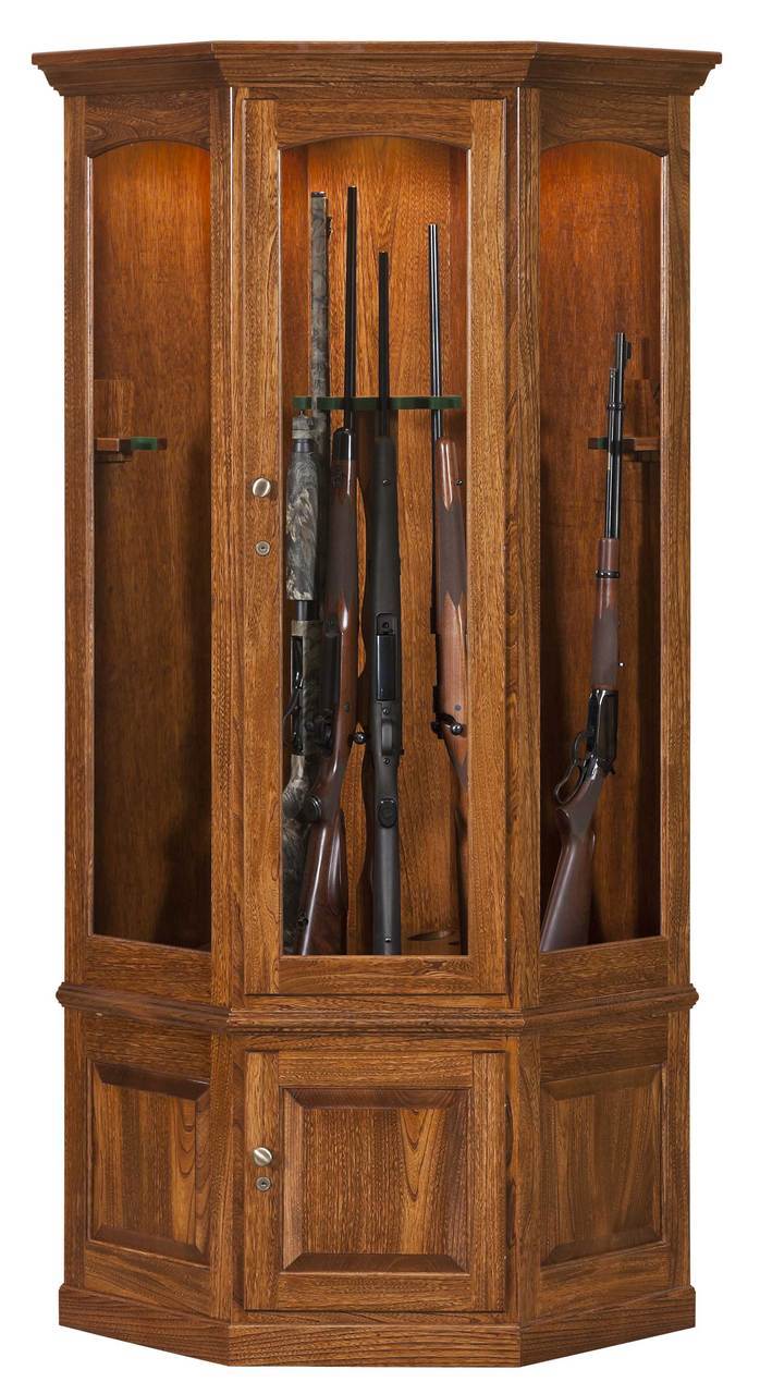 14 Gun Corner Cabinet