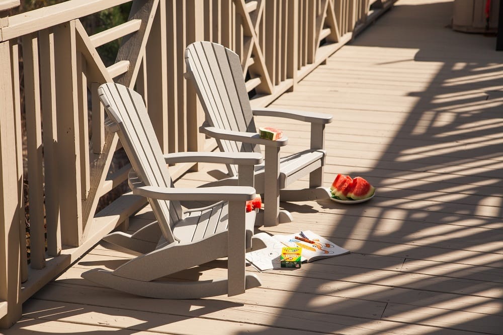 SeaAira Poly Child's Adirondack Rocker