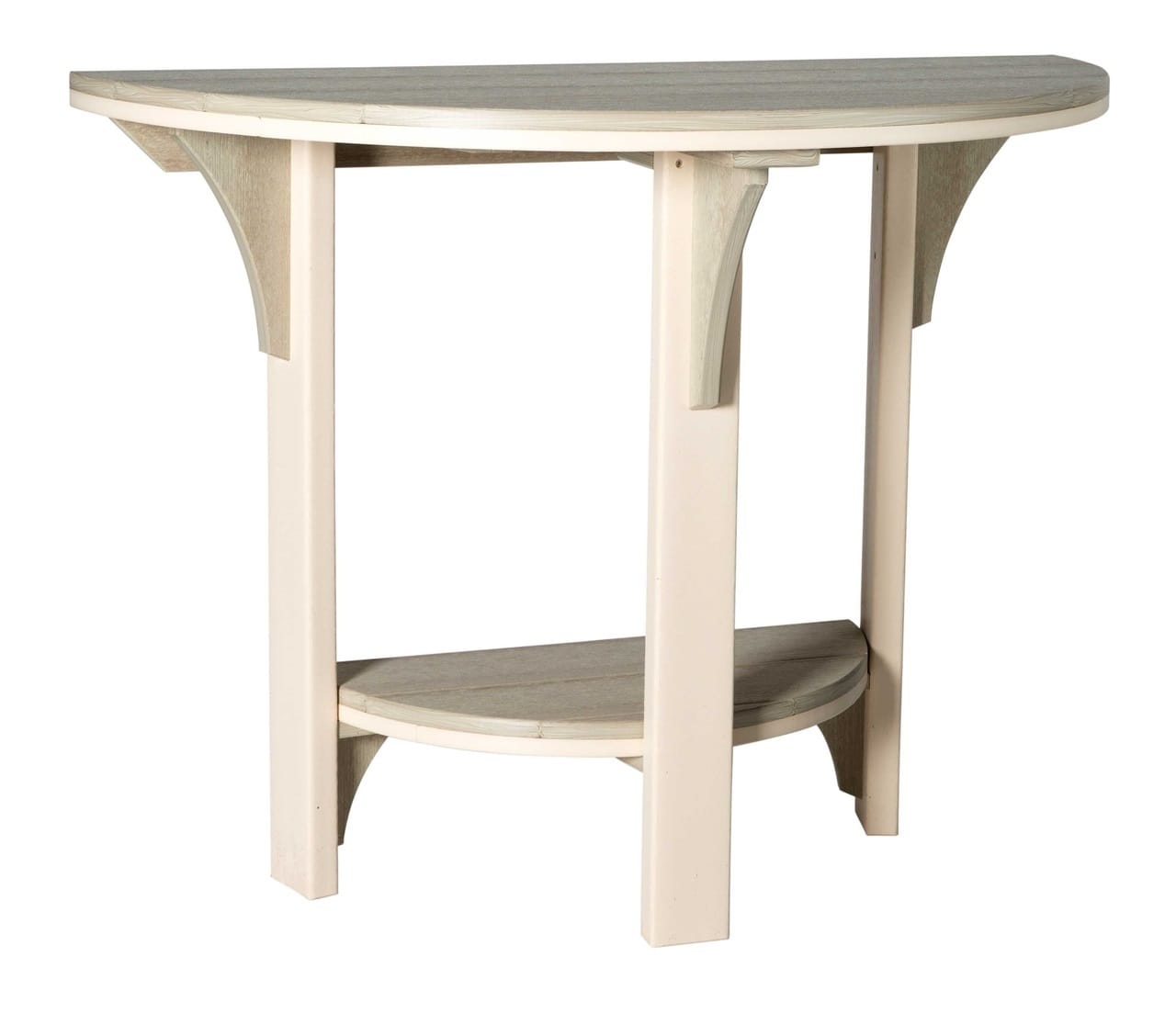 Great Bay Half-Round Poly Dining Table
