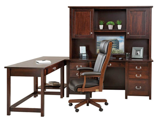Eshton Double Pedestal Corner Desk
