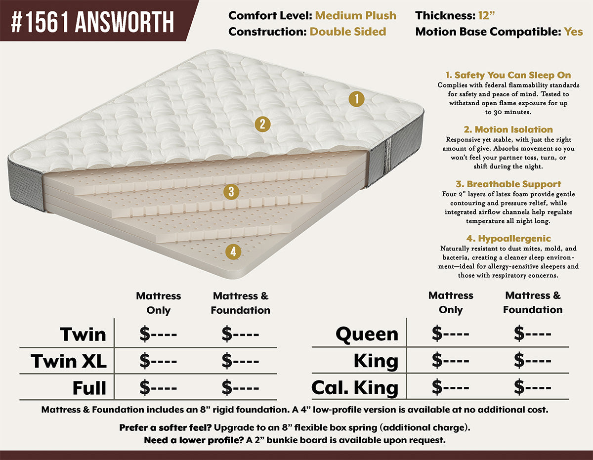 Answorth Latex Mattress