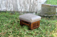 Mission Gliding Ottoman with Slat Sides