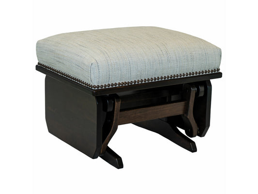 Mission Gliding Ottoman With Solid Sides