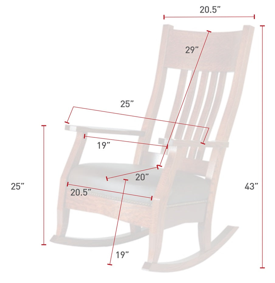 Traditional Mission Rocker