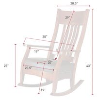 Traditional Mission Rocker