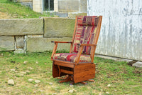 Mission Swivel Glider With Solid Sides