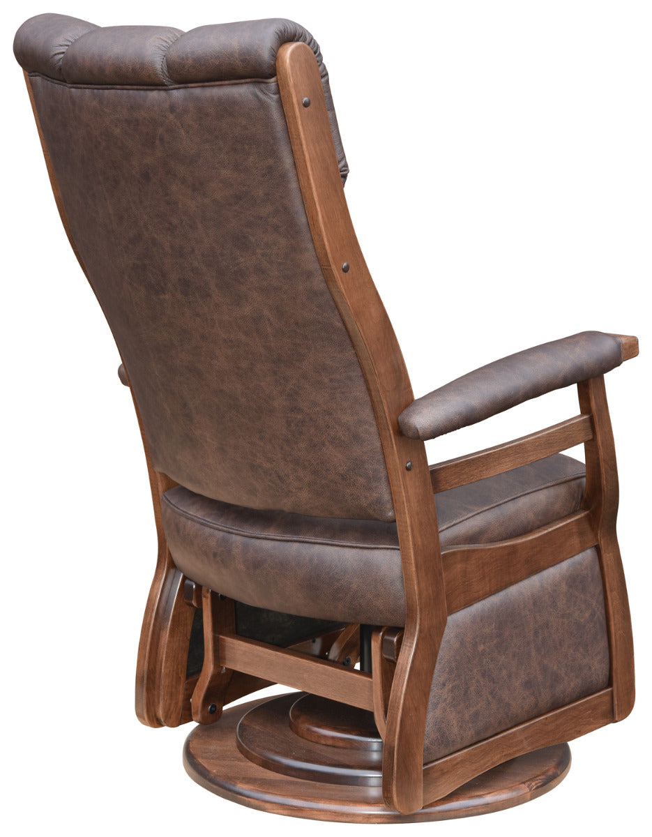 Paris High Back Swivel Glider Rocker