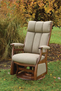 Paris High Back Swivel Glider Rocker