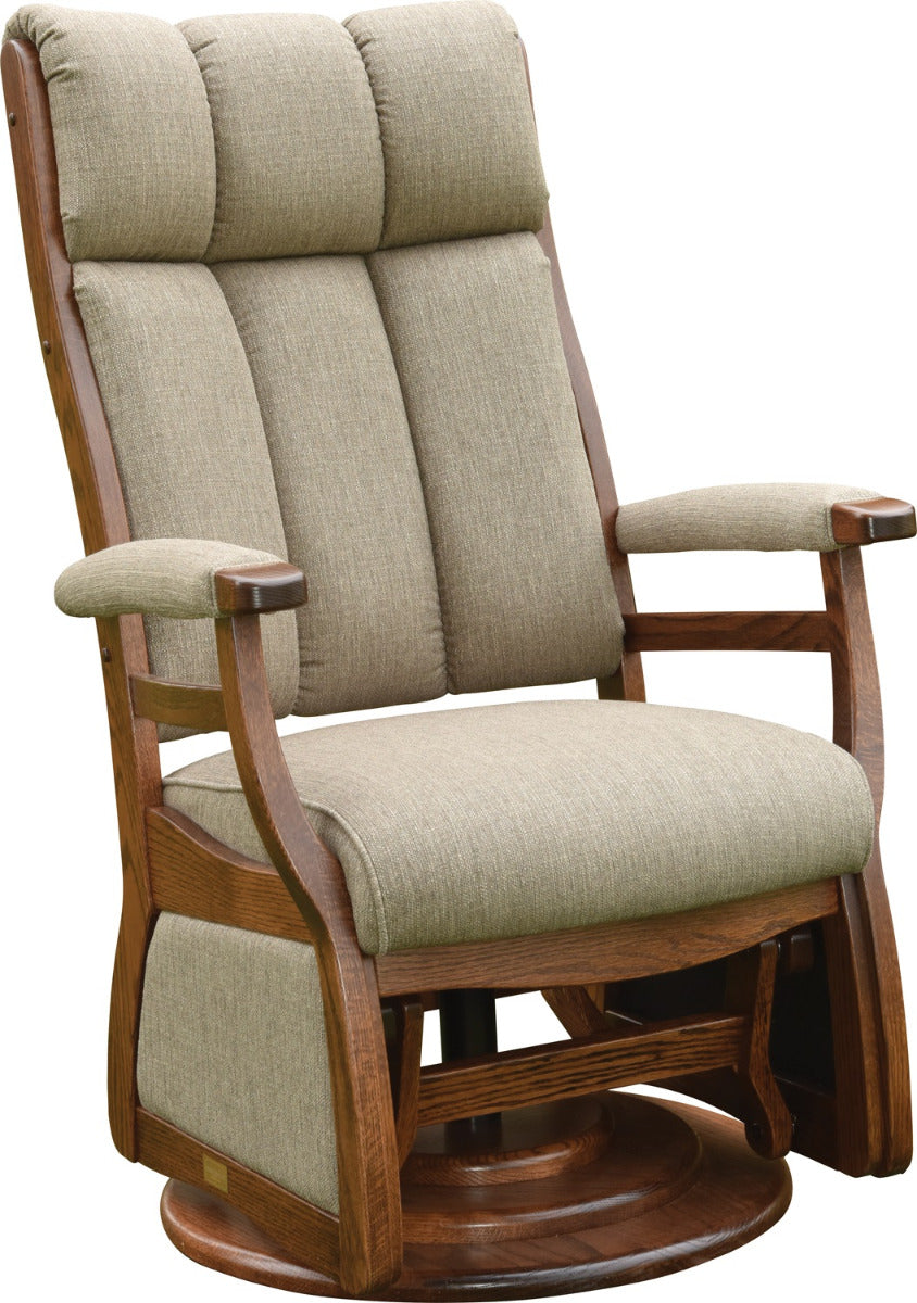 Paris High Back Swivel Glider Rocker