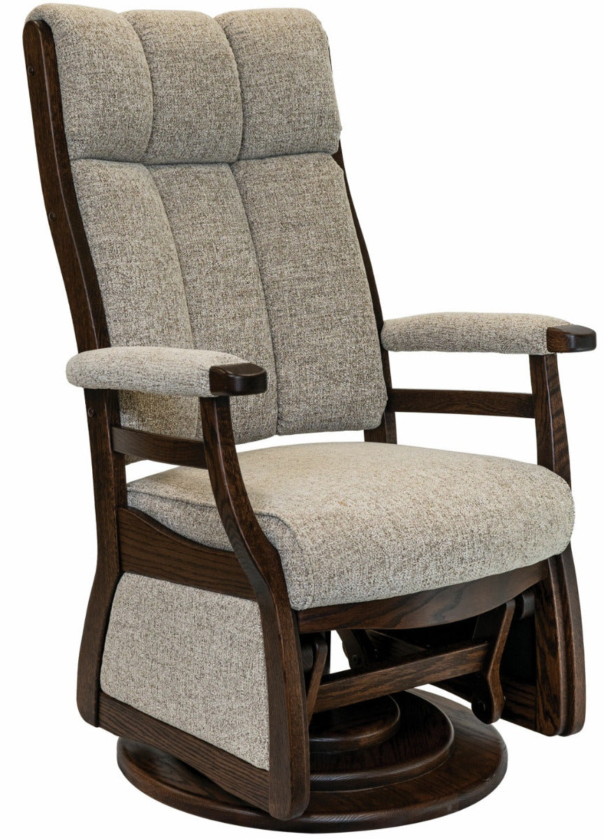 Paris High Back Swivel Glider Rocker