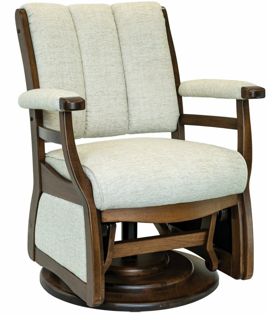 Paris Low Back Swivel Glider Rocker