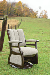 Paris Low Back Swivel Glider Rocker