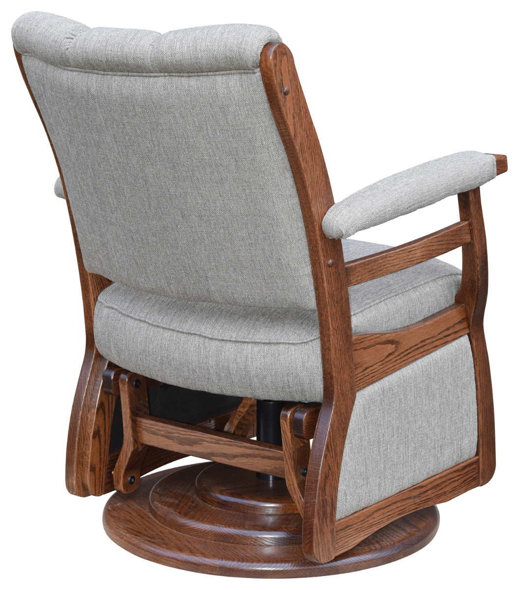 Paris Low Back Swivel Glider Rocker