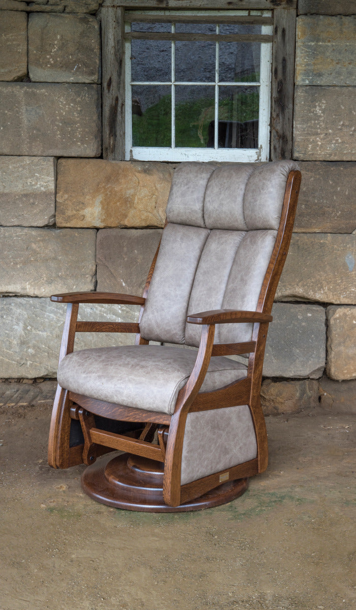 Sierra High Back Swivel Glider