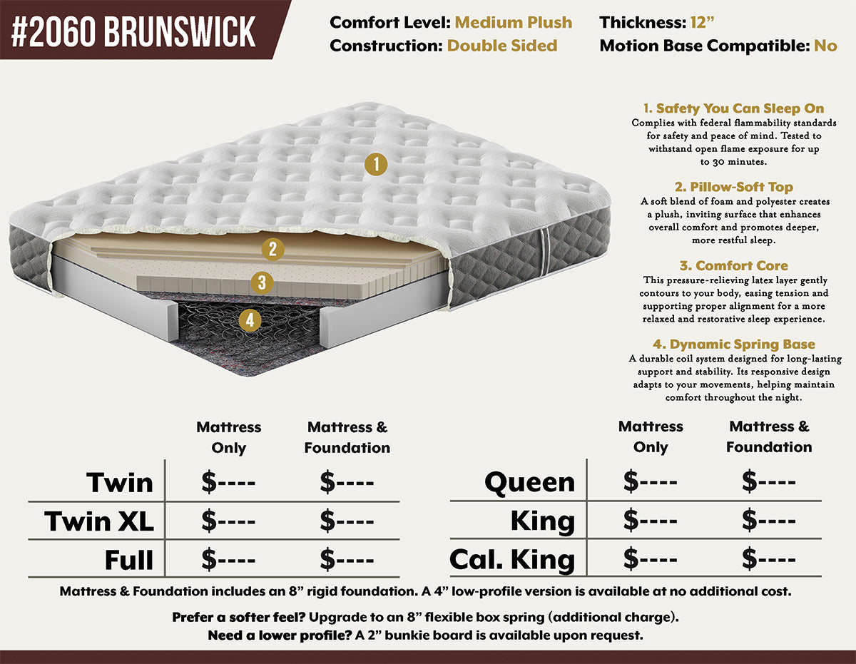 Brunswick Latex Hybrid Mattress