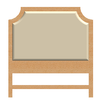 #8160 - 64" Tall ~ Frederik Upholstered Headboards ~ ZC