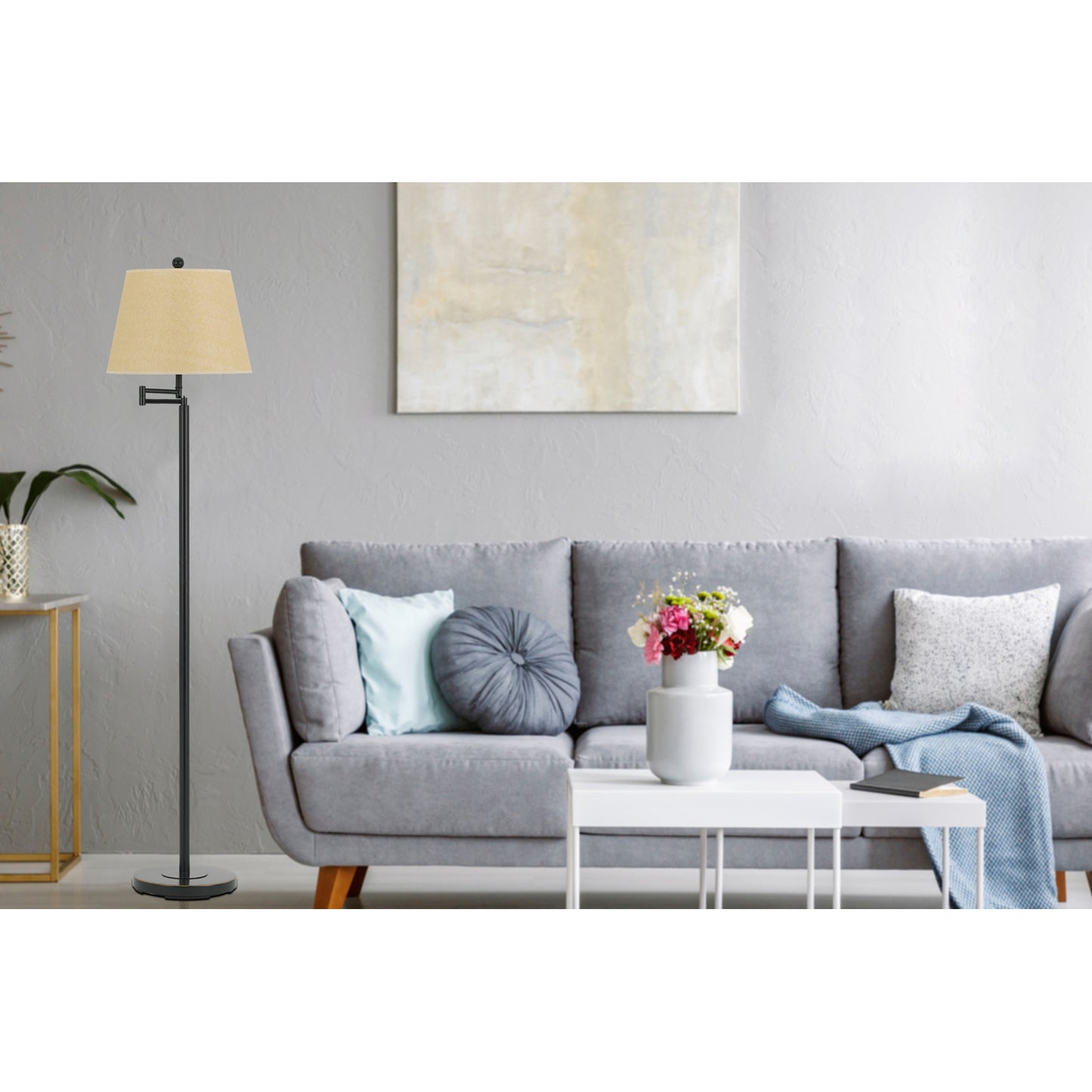 Andros Swing Arm Floor Lamp