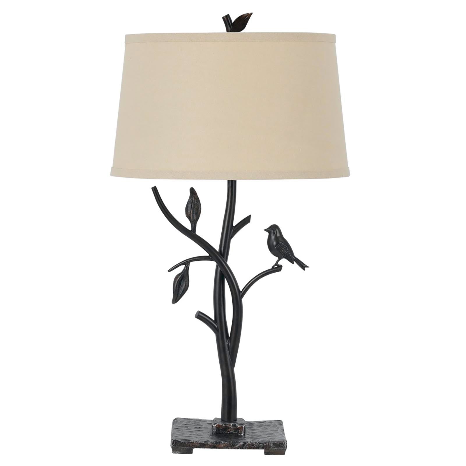 Medora Forged Iron Bird Table Lamp