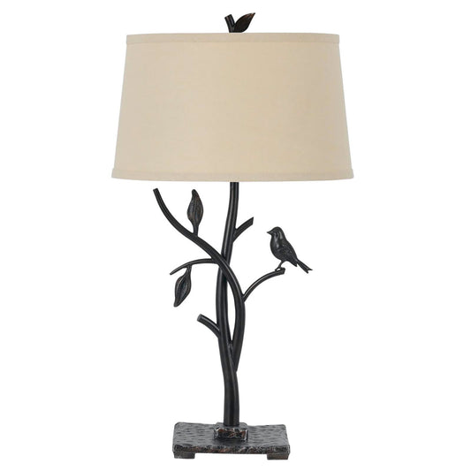 Medora Forged Iron Bird Table Lamp
