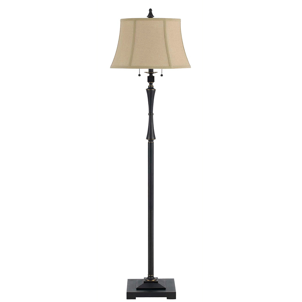 Madison Oil Rubbed Bronze Double Light Floor Lamp