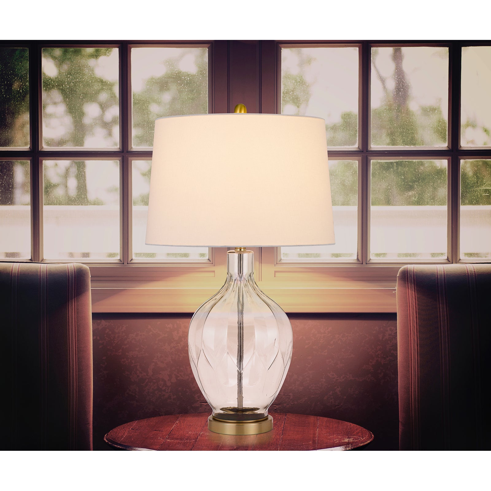 Bancroft Textured Glass Table Lamp