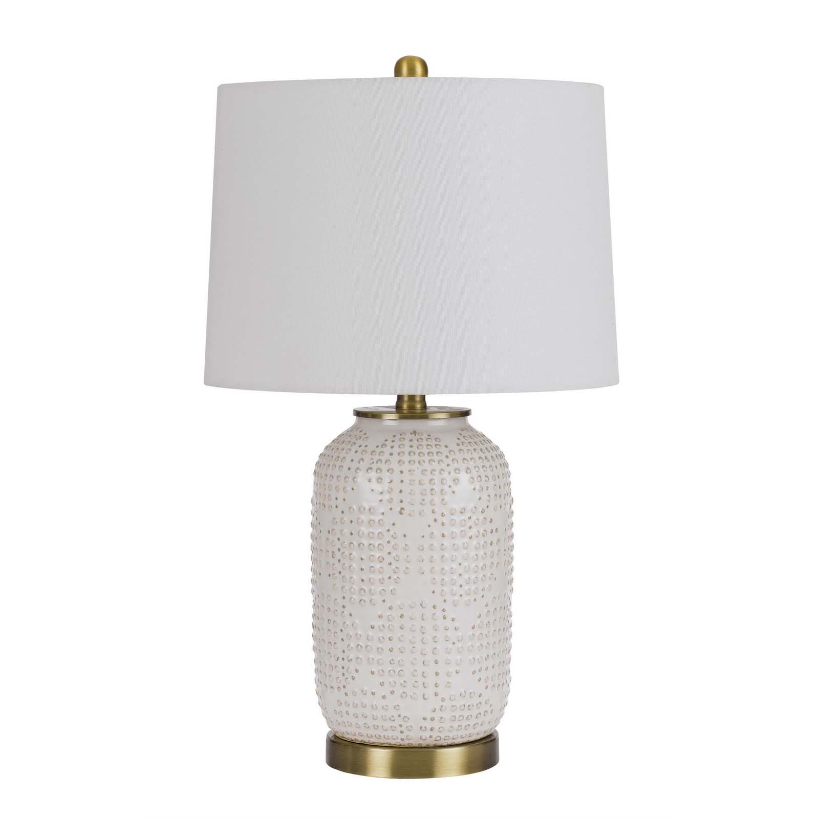 Sedalia Dot Texture Ceramic Table Lamp