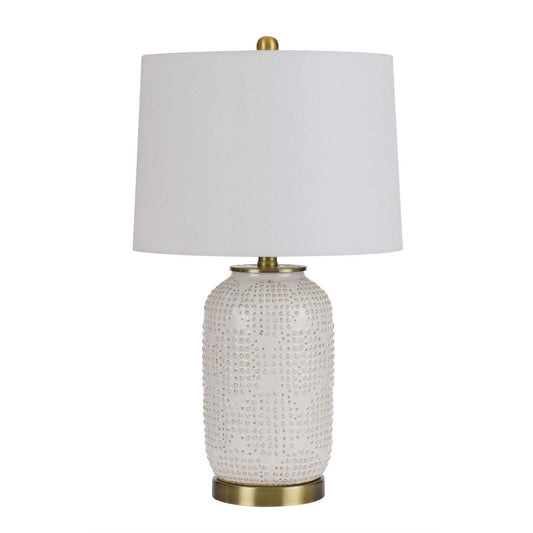 Sedalia Dot Texture Ceramic Table Lamp