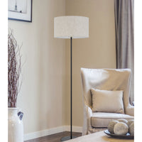 Cromwell 3-Way Black Floor Lamp