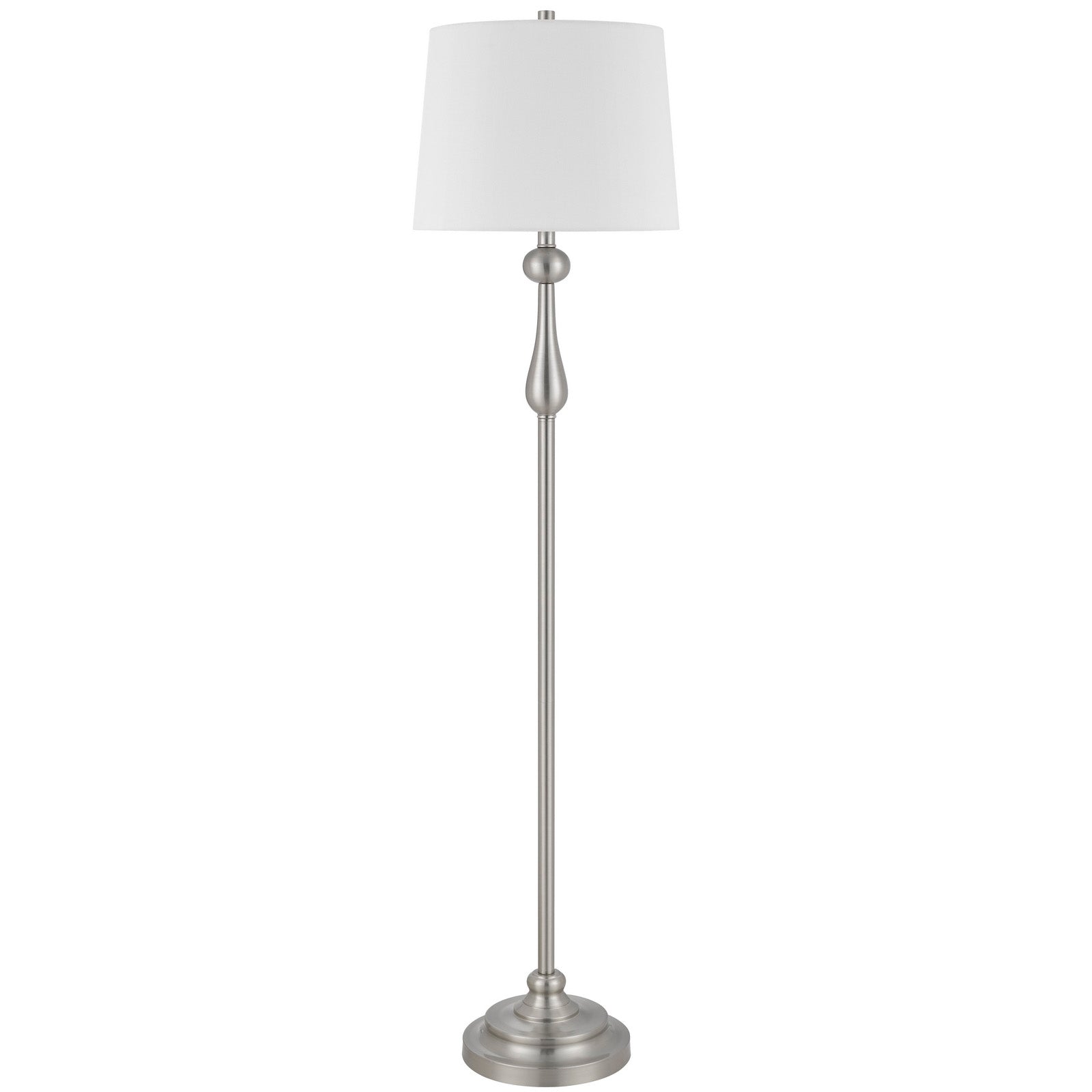 Collins Brushed Steel Floor Lamp