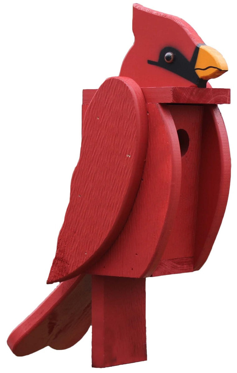 Cardinal Bird House