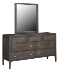 Albany Square Double Dresser w/Mirror