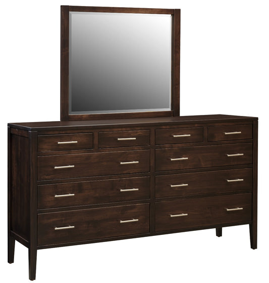 Albany Square Triple Dresser w/Mirror
