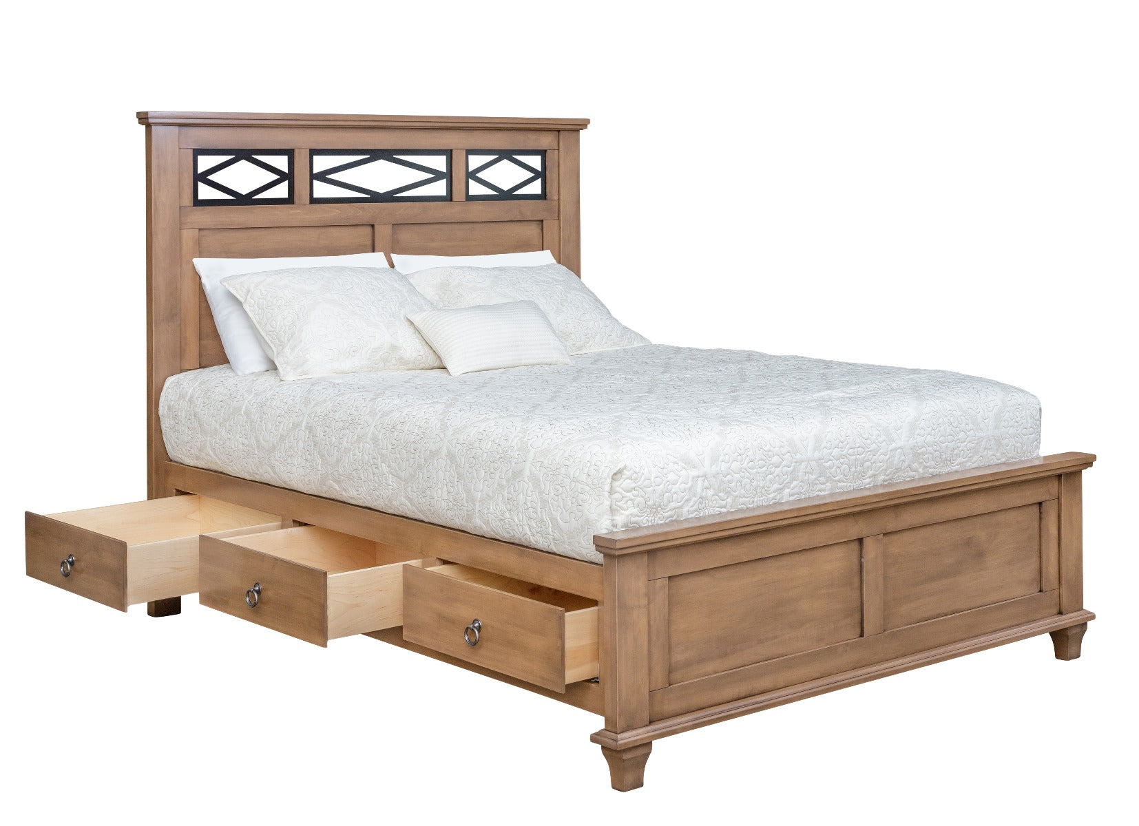 Crescent Creek Iron Storage Bed