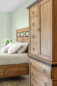 Crescent Creek Iron Storage Bed