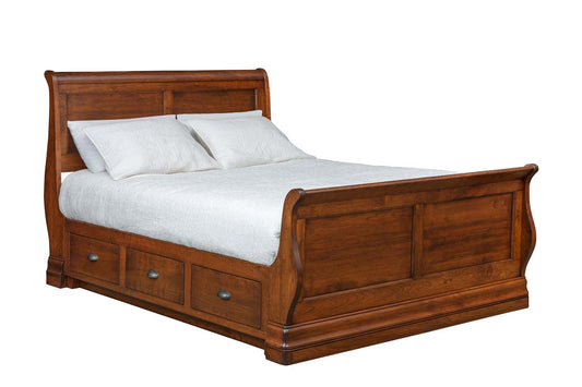Calais Storage Sleigh Bed