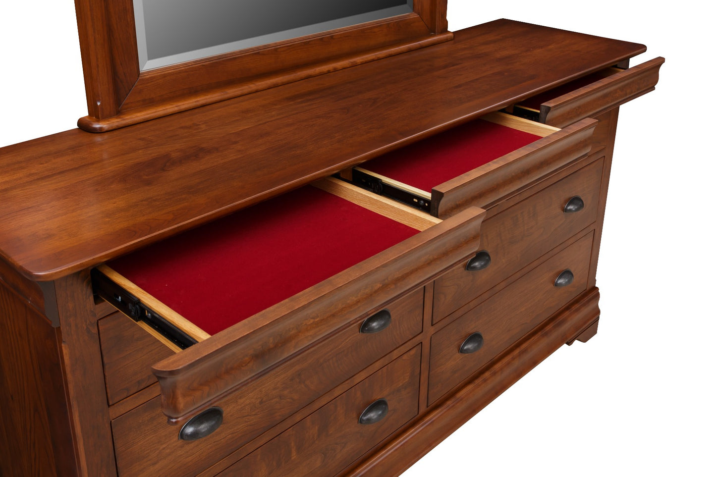 Le Chateau Triple Dresser w/Mirror